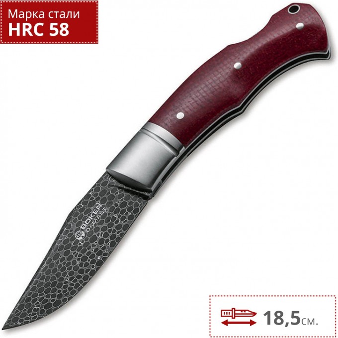 Нож BOKER BOXER DAMASCUS BK111025DAM