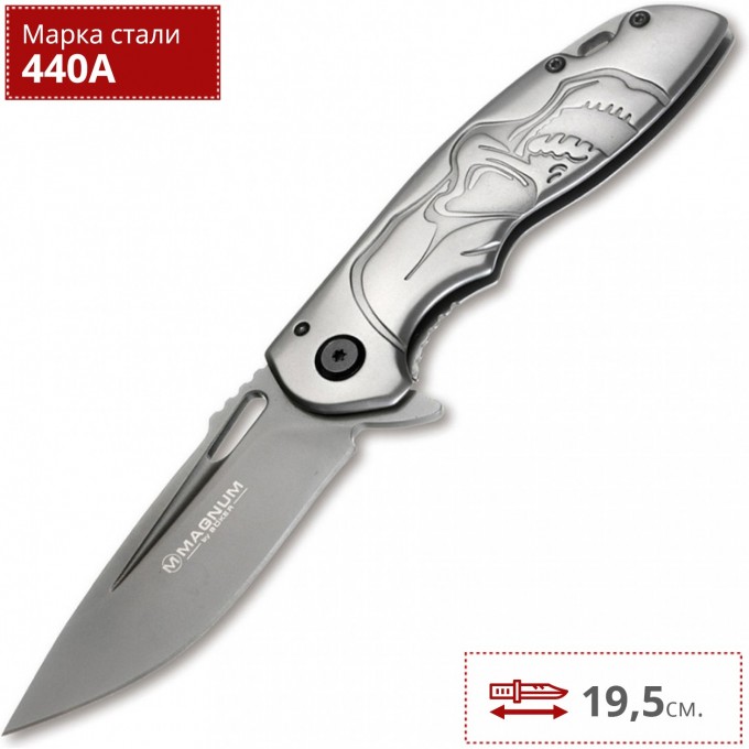 Нож BOKER MASSIVE HALF SKULL BK01RY316 Нож BOKER MASSIVE HALF SKULL BK01RY316